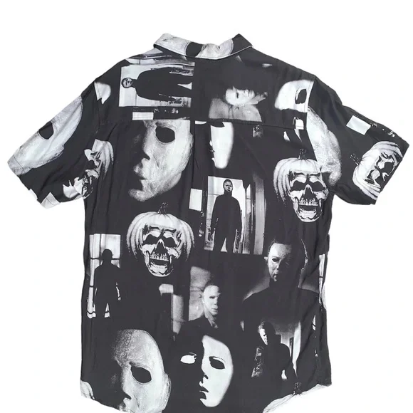 MENS MICHAEL MYERS HALLOWEEN SHIRT SIZE SMALL - Picture 3 of 4